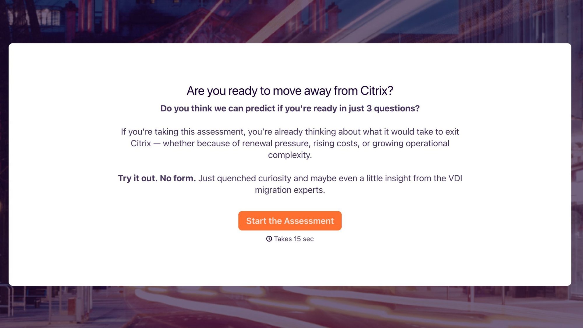Citrix migration quiz