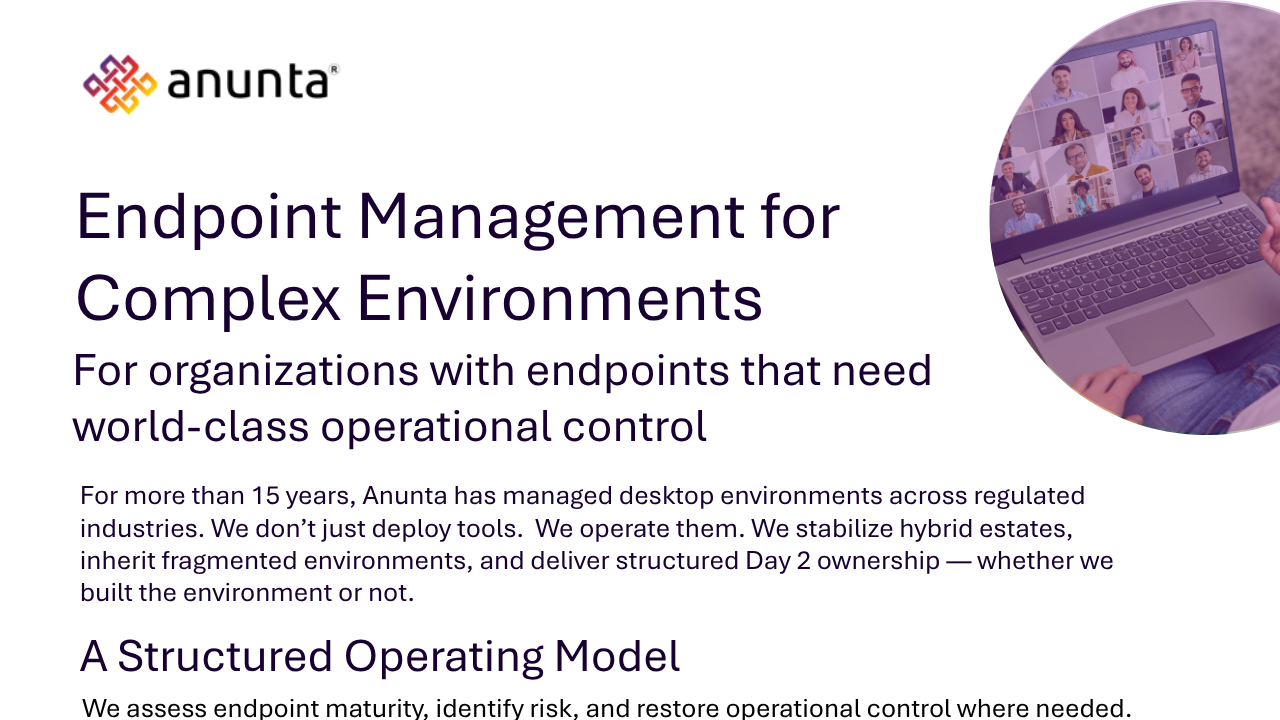 Endpoint Management for Complex Environments