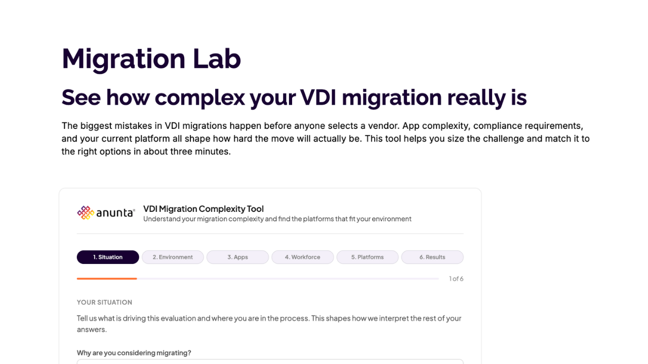 VDI Migration Lab